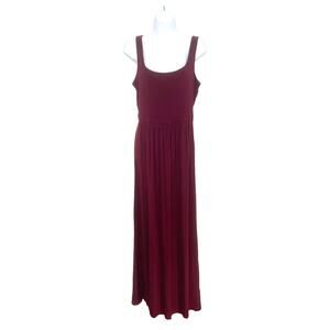 Daily Ritual Tank Maxi Dress Burgundy Medium